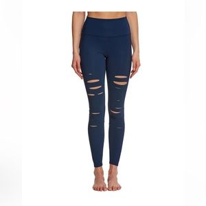 Alo Yoga Ripped Warrior Shredded Yoga Leggings XS